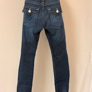 True Religion Dark Blue Boot Cut Jeans